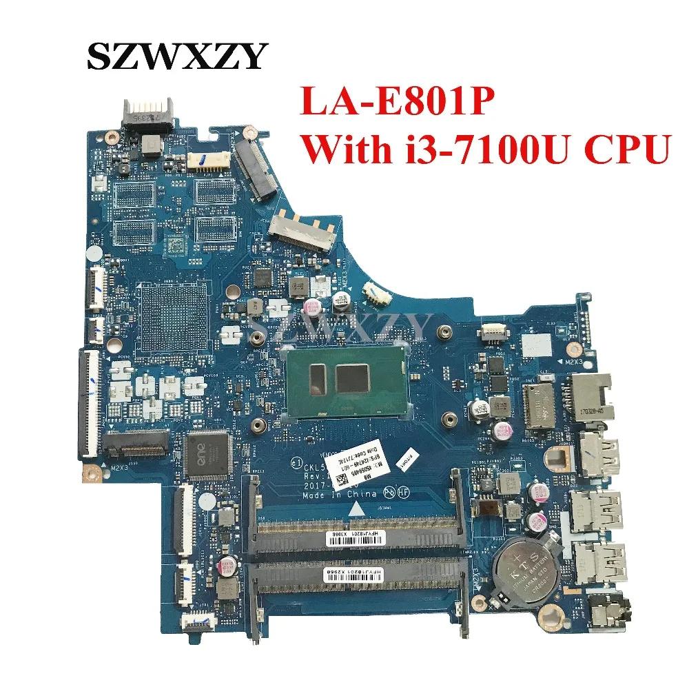  HP 15-BS Ʈ  LA-E801P 924749-601 924749-501 924749-001, i3-7100U CPU DDR4